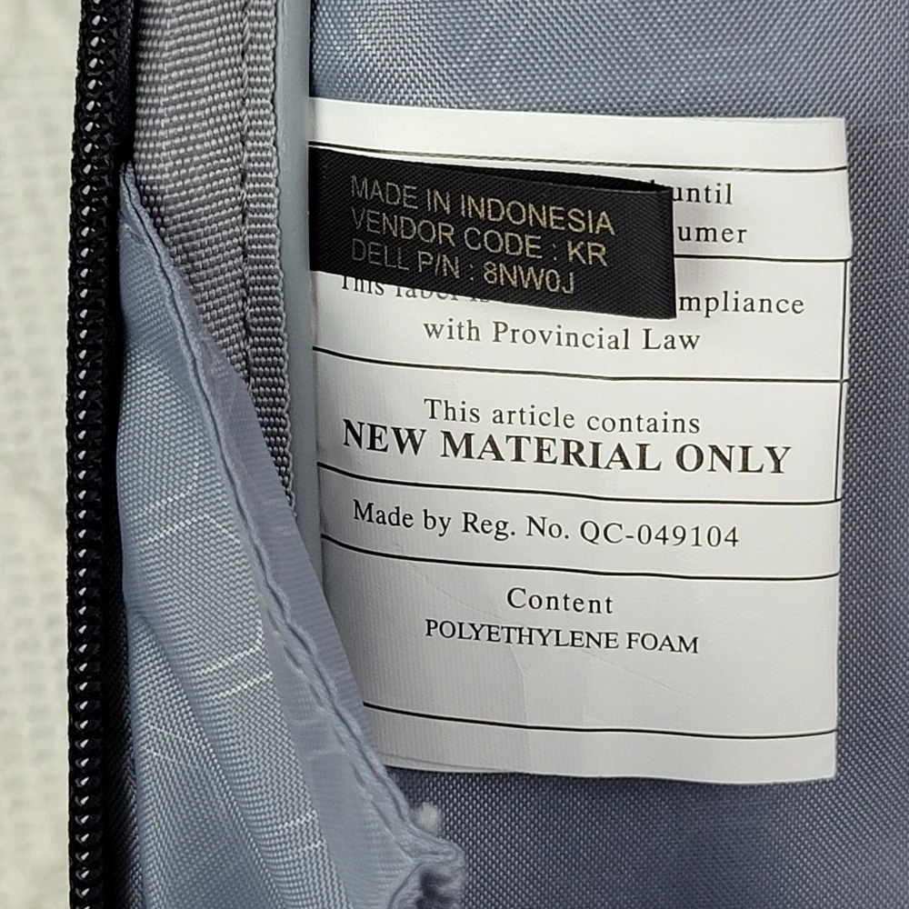Dell Pro Briefcase 14 Earth-Friendly‎ Solution-Dyeing Process